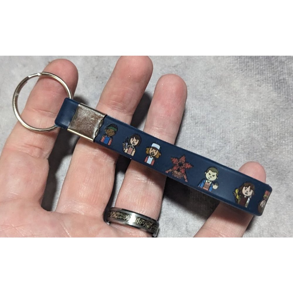 Stranger Things Keychain Wristband